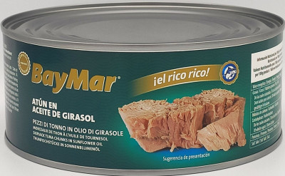 Тунець у соняшниковій олії Bay Mar Atun en aceite de girasol 900 г Іспанія