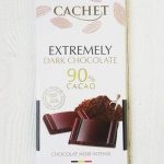 Шоколад екстрачорний 90% какао Cachet Extremely Бельгія 100 г