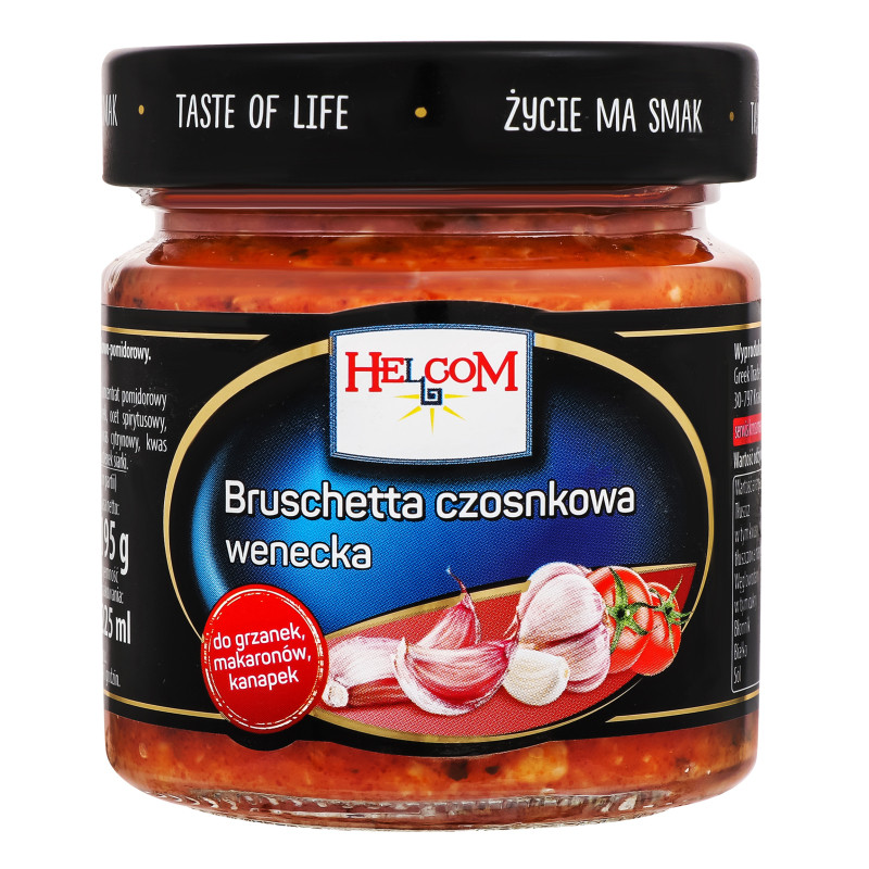 Брускета Часникова Венеціанська Helcom bruschetta czosnkowa wenecka 225 мл