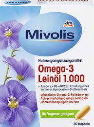 Комплекс Mivolis Omega - 3 Leinöl 1.000 30 капсул