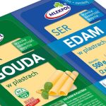 Сир у пластинках Gouda + Edam Mlekpol 500 г (2 х 250 г) Польща