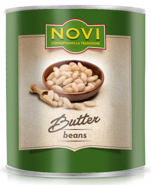 Фасоль біла олійна (лімська) NOVI Butter Beans 425 г Італія