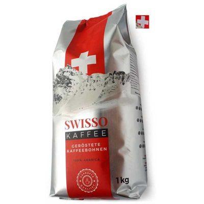 Кава в зернах Swisso Kaffee Gerostete Kaffeebohnen арабіка 100%, Німеччина 1 кг