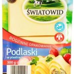 Сир у пластинках Podlaski Swiatowid без консервантів 300 г Польща