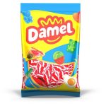 Желейні цукерки без глютену Поцілунки з полуниці Damel Strawberry Twist Kisses 1 кг Іспанія