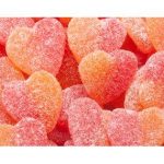Желейні цукерки без глютену Персикове серце Damel Strawberry Peach Heart 1 кг Іспанія