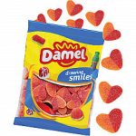 Желейні цукерки без глютену Персикове серце Damel Strawberry Peach Heart 1 кг Іспанія