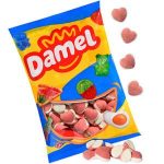 Желейні цукерки без глютену Подвійне серце Damel Strawberry Double heart 1 кг Іспанія