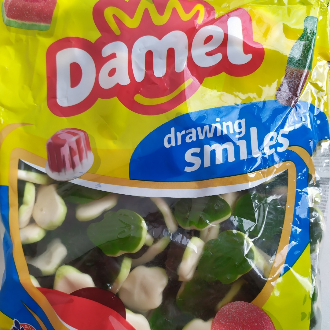 Желейні цукерки без глютену Жаби Damel Frogs 1 кг Іспанія