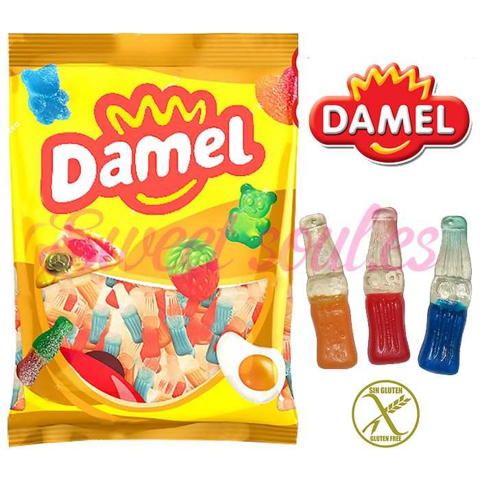 Желейні цукерки без глютену Фруктові Пляшечки Damel Bottles Fruit 1 кг Іспанія