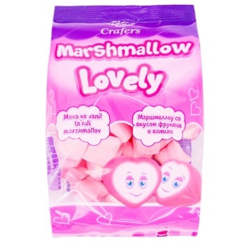 Маршмеллоу LOVELY зі смаком фруктів і ванілі 100г AMILOV