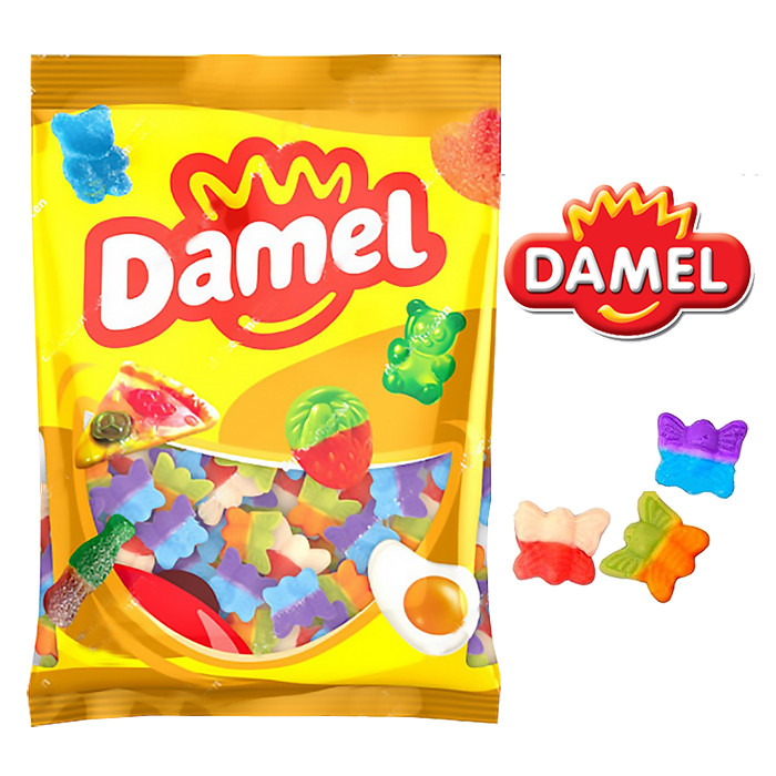 Желейні цукерки без глютену Метелики Damel Butterflies 1 кг Іспанія