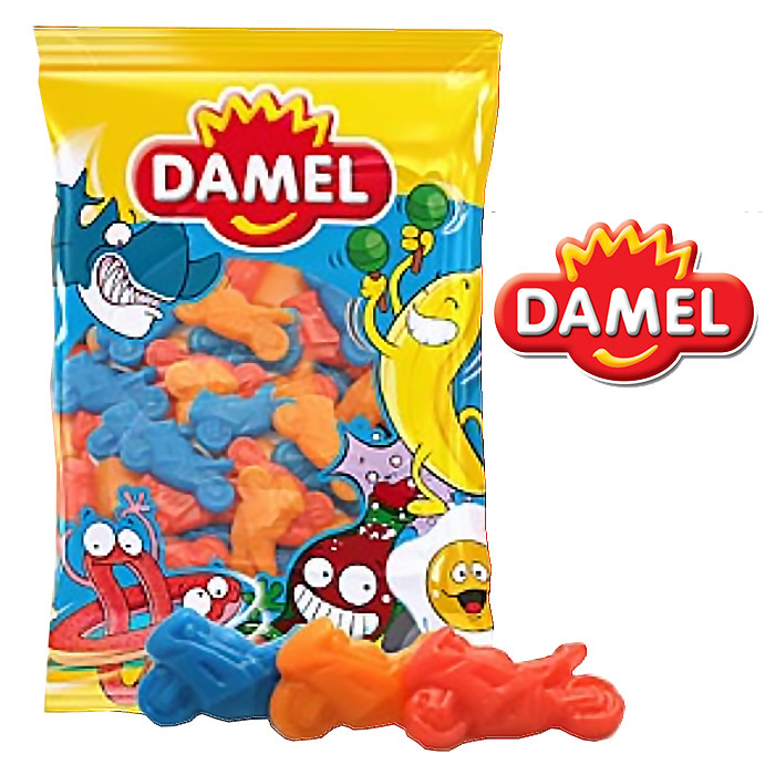 Желейні цукерки без глютену Мотоцикли Damel Motos 1 кг Іспанія