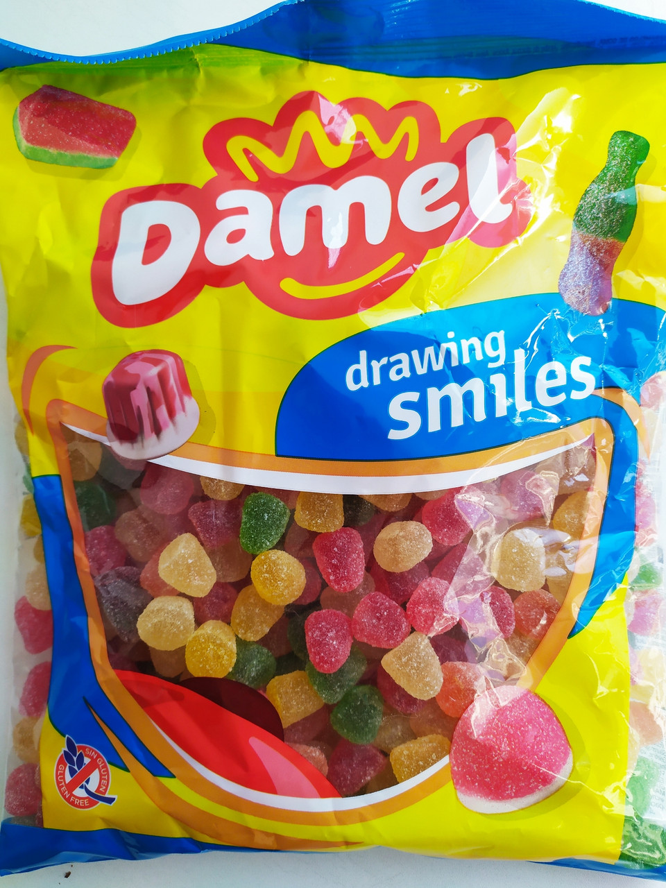 Желейні цукерки без глютену Паризькі кульки Damel Mini Parisien Nouvel 1 кг Іспанія