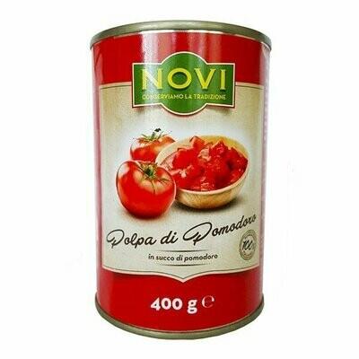 Помідори шматочками у власному соку Novi Chopped Pomodoro 400г Італія