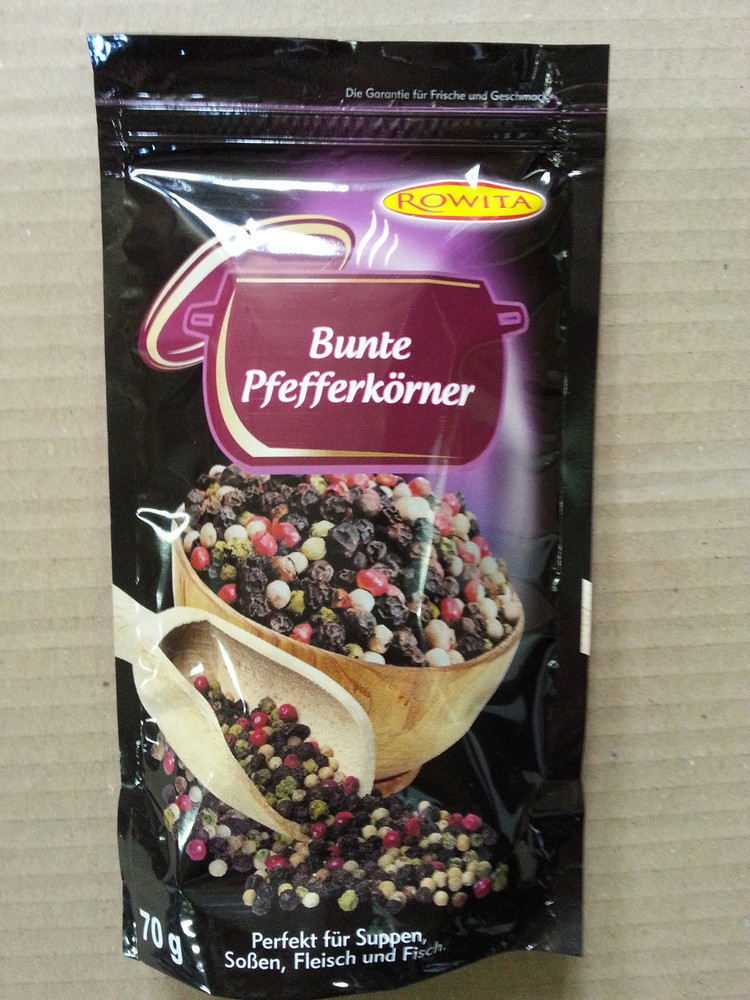 Суміш перців горошком Rowita Bunte Pfefferkorner 70г