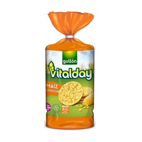 Хлібці без глютену з кукурудзою Vitalday Gullon Іспанія 130г
