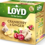 Чай із журавлиною й імбиром Loyd Cranberry&Ginger 20 пірамідок 40 г Польща