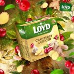 Чай із журавлиною й імбиром Loyd Cranberry&Ginger 20 пірамідок 40 г Польща