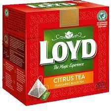 Чай чорний Цитрус Loyd Citrus 20 пірамідок (34г) Польща