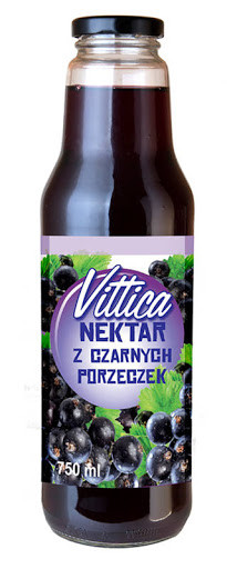Нектар з чорної смородини Vittica Nektar Польща 750 мл