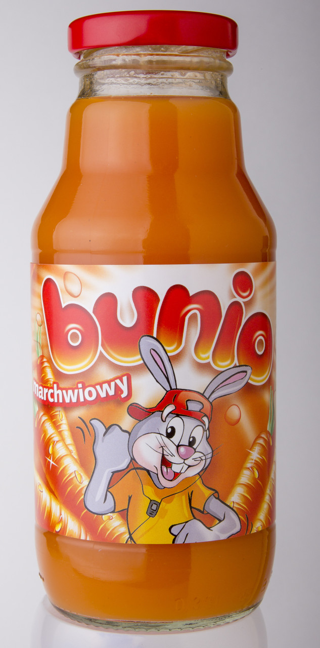 Сік Морквяний Bunio Sok Marchwiowy Польща 330 мл