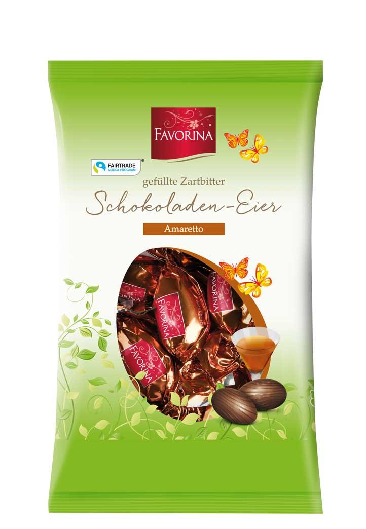 Шоколадні яйця з лікером "Amaretto" Favorina 150 г Німеччина