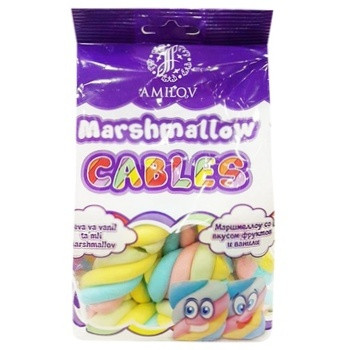 Маршмеллоу CABLES зі смаком фруктів і ванілі 100г AMILOV