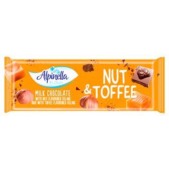 Шоколад Alpinella з горіхом та ірисом 270 г Польща