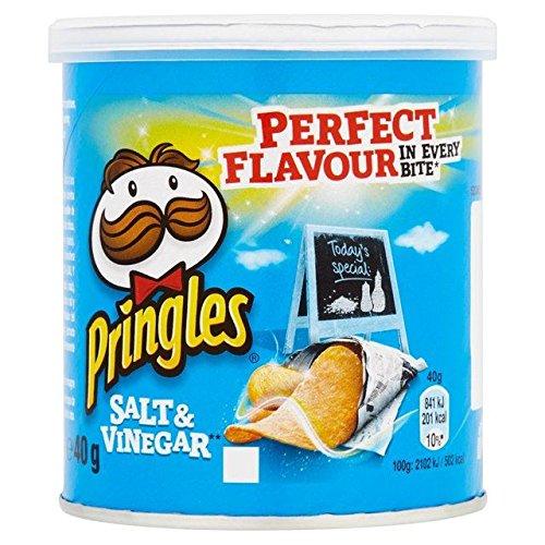 Чіпси з сіллю і оцтом Pringles Salt & Vinegar, 40 г
