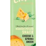 Чіпси з сиром і зеленою цибулею Long Chips 75г Латвія