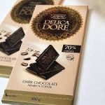 Шоколад чорний без пальмової олії Delicadore Arabica coffee 70% Baron 100 г