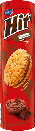 Печиво сендвіч Hit Choco із шоколадним кремом Польща 220г