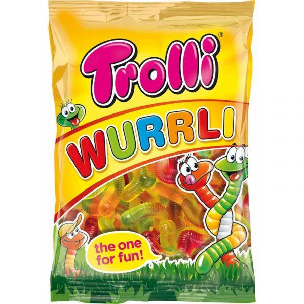 Желейні цукерки Trolli Wurrli Німеччина 100г