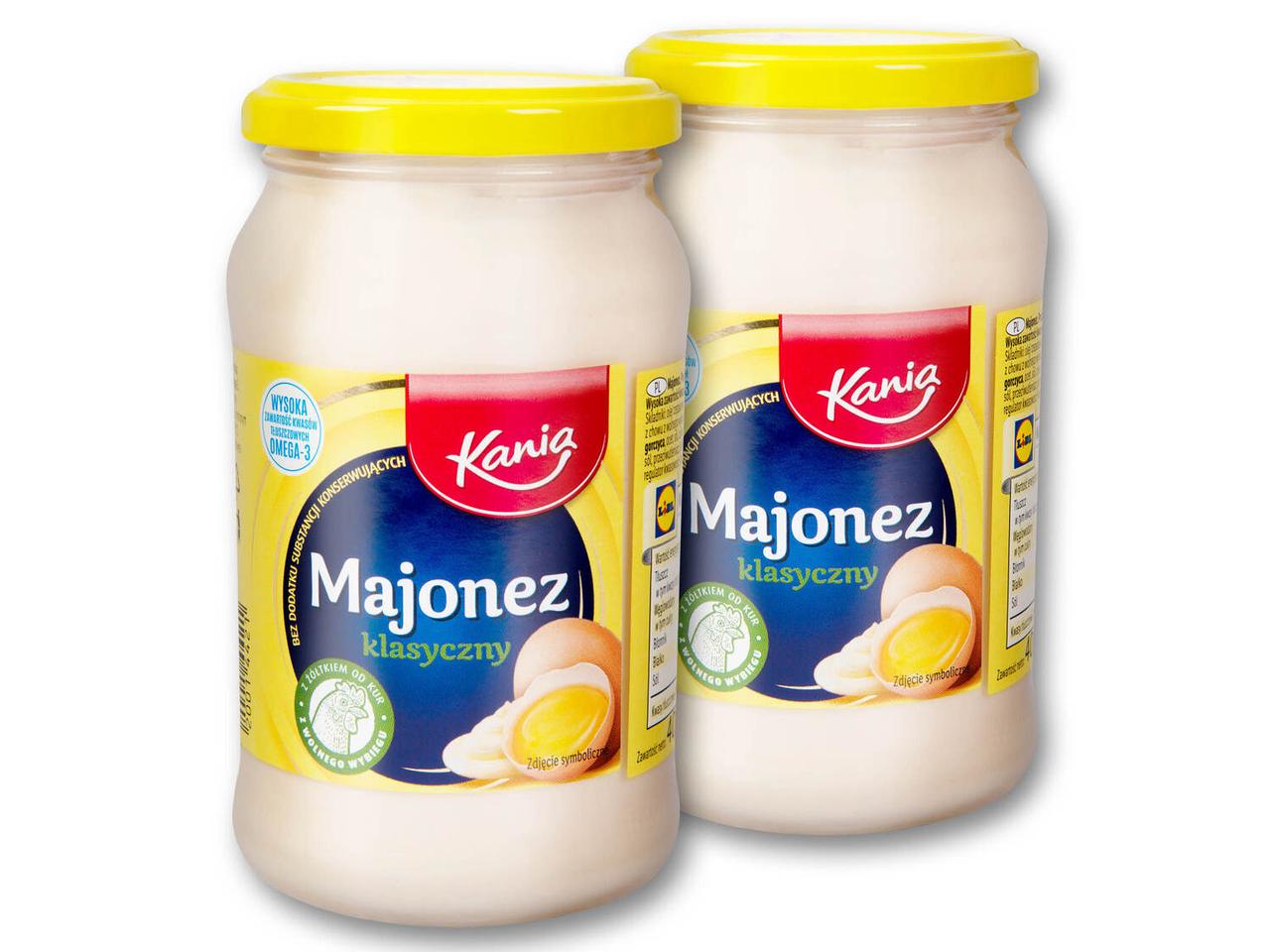 Майонез БЕЗ ГЛЮТЕНА Cania Klasyczny 400г Польша
