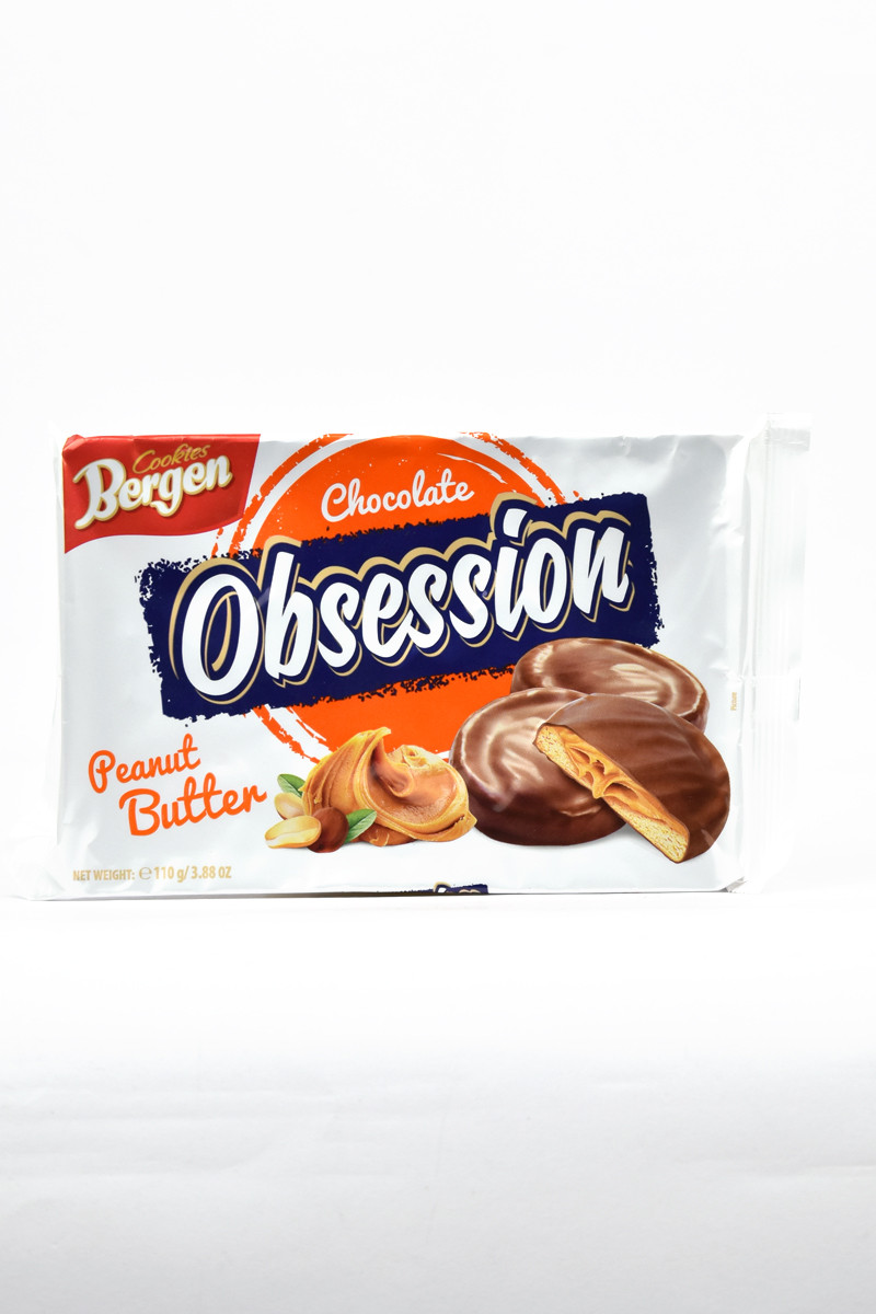 Печиво з арахісовим кремом Bergen Obsession 110г