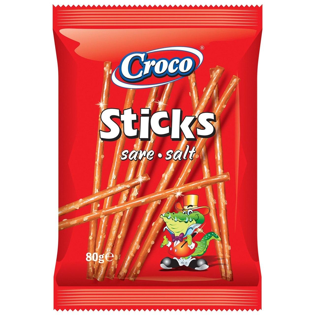 Соломка солона Croco Sticks 80 г Румунія