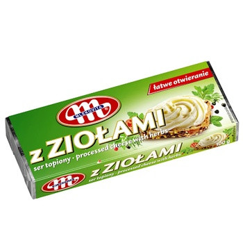 Сир плавлений Mlekovita z Ziolami 100 г Польща