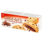 Печиво шоколадною начинкою та шматочками шоколаду  Bogutti Choco Gutti 160г