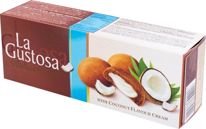 Печиво з кокосовою начинкою Bogutti La Gustosa  150г