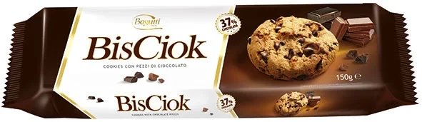 Печиво зі шматочками шоколаду Bogutti BisCiok  150г
