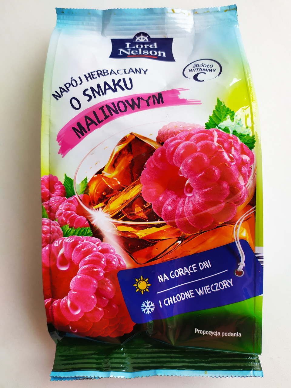 Чай гранульований зі смаком малини Lord Nelson Польща 350г