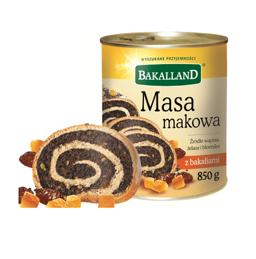 Макова маса з родзинками й апельсином Bakalland Польща 850г