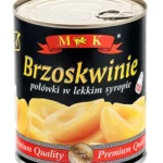 Персик половинками в легкому сиропі M&K Brzoskwinie 820 г Польща