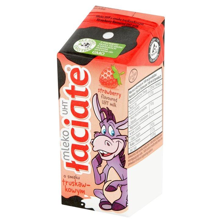 Молоко з полуничним смаком Laciate 200 мл