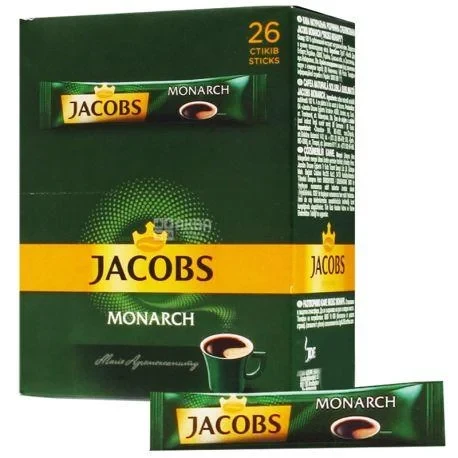 Кава розчинна Jacobs Monarch (Якобс Монарх) у стиках (1,8 г) 1 стик