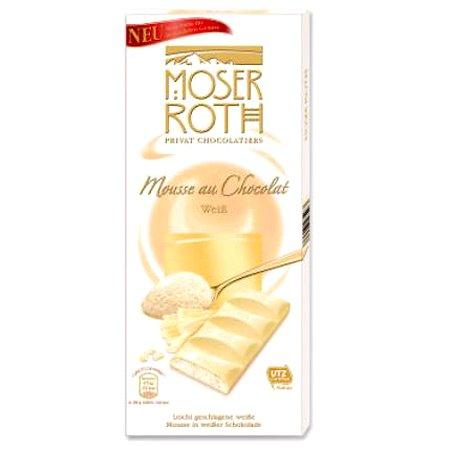 Шоколад білий з мусом Moser Roth Mousse 150г Німеччина