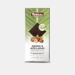 Шоколад чорний без цукру та глютену з фундуком Torras Stevia 125 г Іспанія