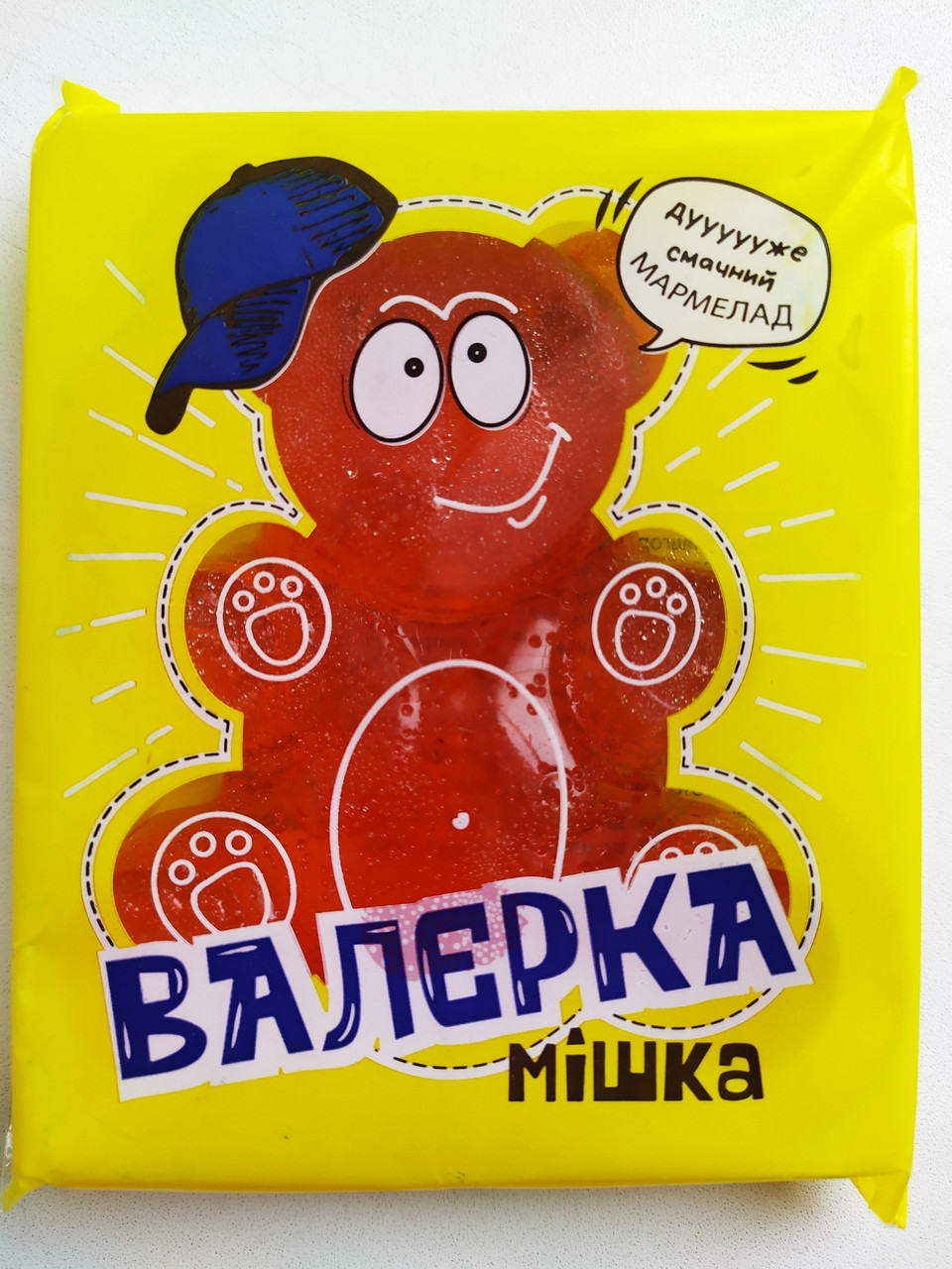 Мармелад зі смаком Полуниці "Ведмедик Валерка" 100г