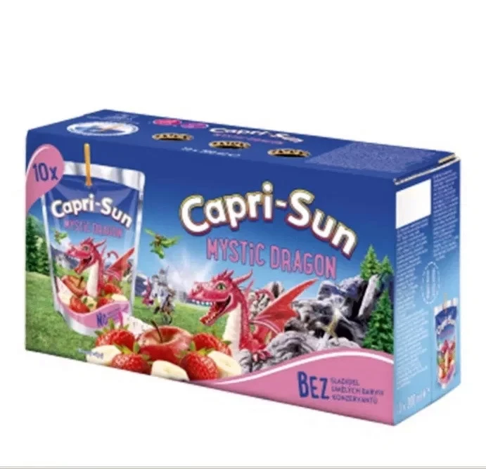 Сік яблуко, полуниця, банан Capri-Sun Mystic Dragon 200 мл (10шт/1упак) Німеччина